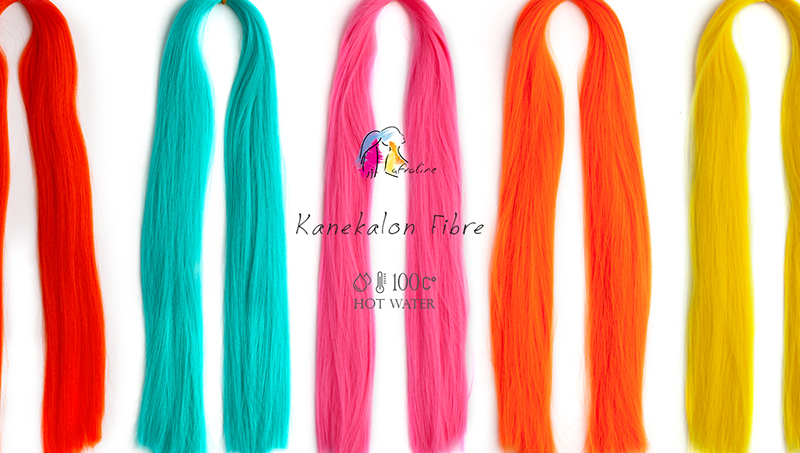 Kanekalon póthajak és eszközök