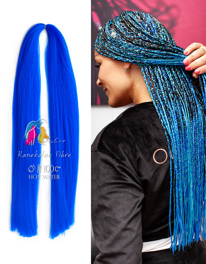 Kanekalon póthaj fonáshoz kék, AFROline