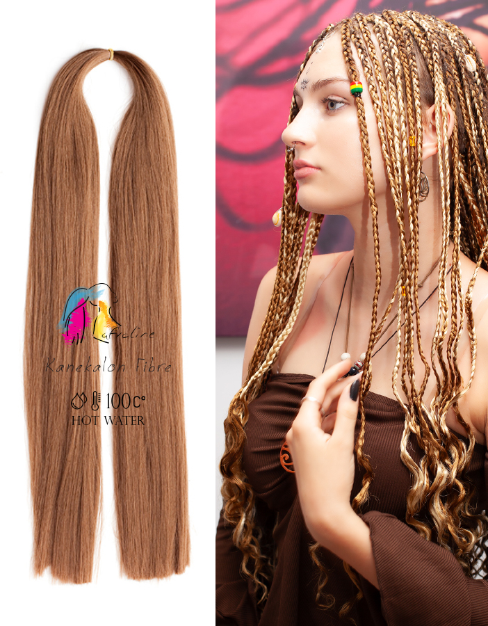 Kanekalon póthaj fonáshoz világosbarna, AFROline